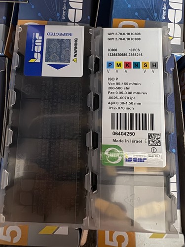 Gipi2 ic808 iscar 10 - gipi2.70-0.10,