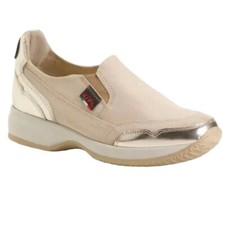 Sneakers Stone Haven By Soldini beige taglia 8 Made in Italy slip on donna