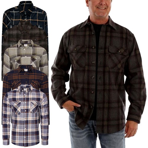 Camicie uomo flanella cotone - camicie,