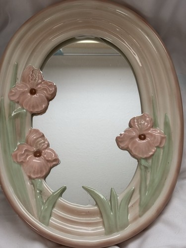 Specchio vintage ceramica - specchio,