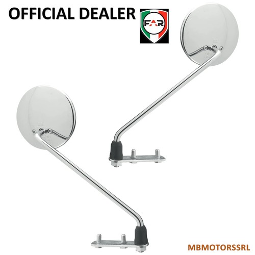 Coppia specchietti cromati far - specchietti,