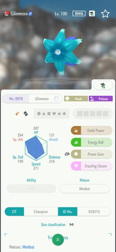 Glimmora 6iv shiny - 6iv, per