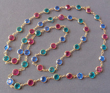 Collana lunga 36" vintage