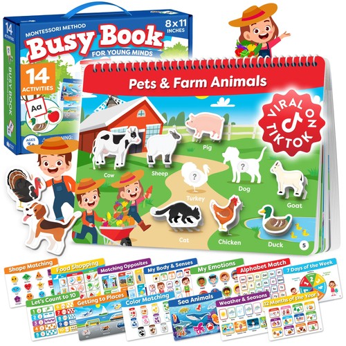 Libro occupato montessori per - montessori,