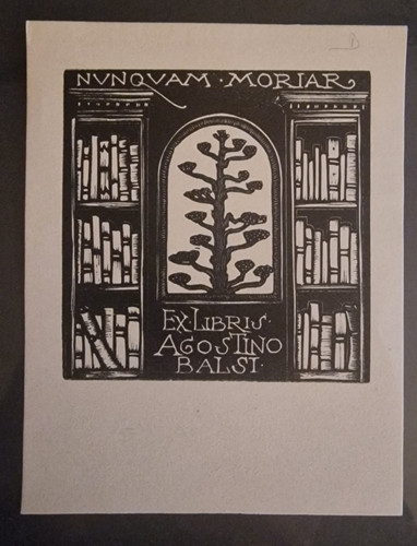Bruno osimo ex libris - osimo.,