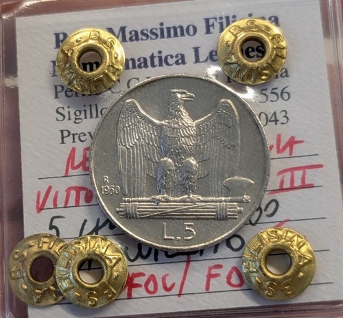 Veiii italia 5 lire - nl*,