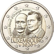 2 Euro LUSSEMBURGO 2020 200° NASCITA DEL PRINCIPE HENRI