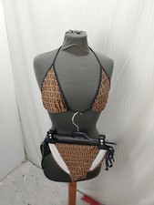 Articolo e3075 costume donna Fendi marrone, taglia L, leggera usura ai bikini, p