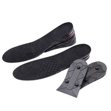 COPPIA DI SOLETTE ALZATACCO PLANTARE COMPONIBILI +3 +5 +7 CM ALZA STATURA REG...