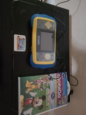  Vtech Mobigo Touch Learning System Blu/Giallo con 2 Giochi Reqd Descrizione 