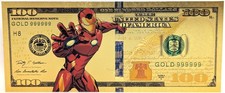 Nota Da 100 Dollari Iron Man