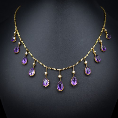 Collana antica oro con - collana,