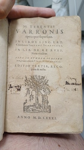 1581 marco terenzio varrone - 1581,