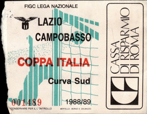 Biglietto calcio lazio - calcio,
