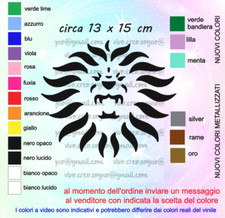 ADESIVO STICKERS AUTO MOTO BARCA CICLI E MOTOCICLI LEONE MORO DI VENEZIA