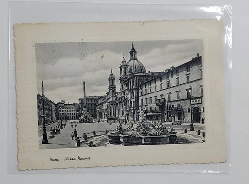 Cartolina roma piazza navona - piazza,