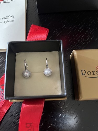 Orecchini oro bianco 14kt - bianco,