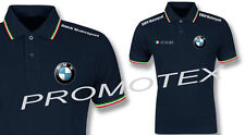 polo BMW MOTORSPORT SERIE M LOGO RICAMATO italia racing maglietta corse 