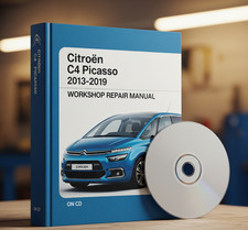 Citroen C4 Picasso 2013-2019 Manuale Officina Manuale Servizio Riparazione Guida su CD
