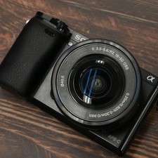 Sony A6000 24.3MP Black w/E PZ