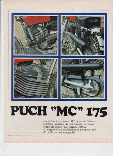 Pubblicita test moto puch - ,