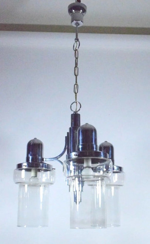 Lampadario bracci metallo - lampadario,
