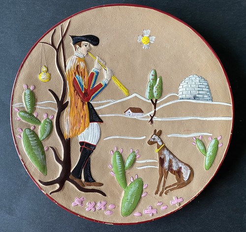 Piatto arte sarda - sarda, f