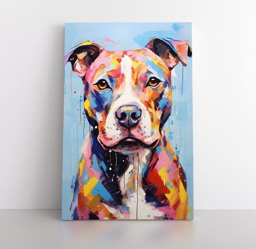 Carino pitbull astratto - pitbull,