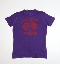 T-shirt viola uomo UK taglia M
