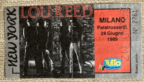 Lou reed palatrussardi milano - reed,