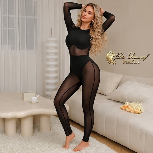 Bodystocking rete catsuit - bodystocking,