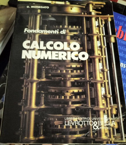 Fondamenti calcolo numerico - fondamenti, di