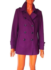 BASLER Caban Giaccone  Lana VERGINE Viola  IT46 EU42 D40 ho Herno MaxMara Fay