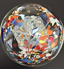 FERMACARTE MULTICOLORE VETRO