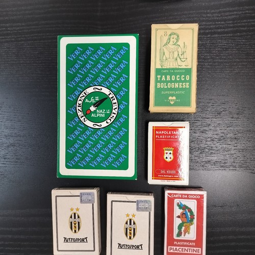 Lotto mazzi carte - carte, nuove