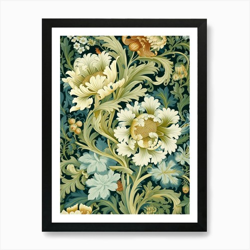 Carta parati floreale - carta,