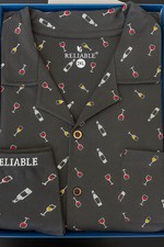 RELIABLE - Pigiama uomo in caldo cotone + calzini - DIODATO