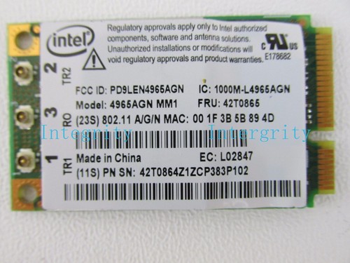 Scheda wifi intel 4965agn mm1 - wifi,