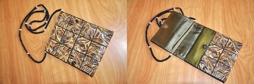 Borsetta pochette etnica con - borsetta,