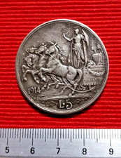 Lire 5 -1914 VITT. EMAN. III