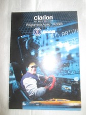 SAAB Programma Audio CLARION Depliant Brochure Originale anno 1999 / 2000