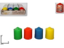 Set 12 Pezzi Candele Cera
