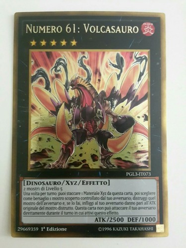 Numero 61 volcasauro - yu-gi-oh!,