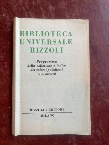 Catalogo biblioteca universale - catalogo,