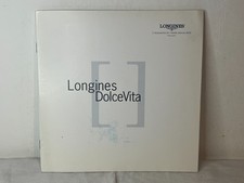 LONGINES DOLCEVITA CATALOGO DEPLIANT BROCHURE VINTAGE ITALIANO ANNI 90