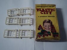 Costruzioni PLASTIC CITY scatola 0301 - Serramenta con 6 pezzi bianchi NO Lego