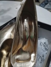 Scarpe Donna Dorate CiaoDea n.37 – Eleganti, Tacco 5cm – Capodanno e feste