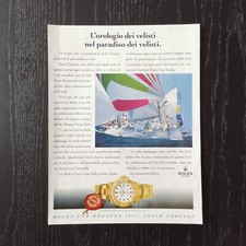 1993 Rolex Yatch Master ref. 16628 - Original AD Advertising Pubblicità Vintage