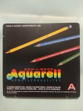 AQUARELL  KOH-I-NOOR HARDTMUTH AG 24 matite acquarelli, scatola di latta vintage