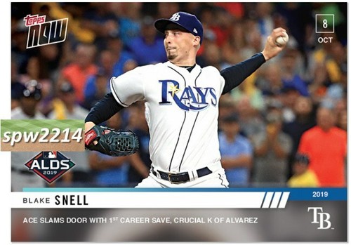 2019 topps now blake snell - topps,